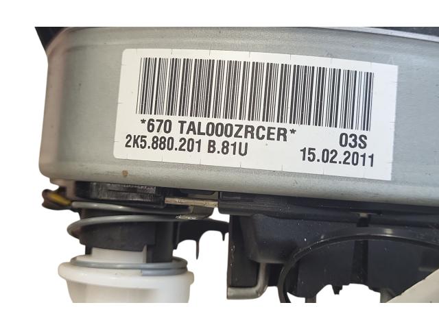 Подушка безопасности водителя 2K5880201 Volkswagen Caddy