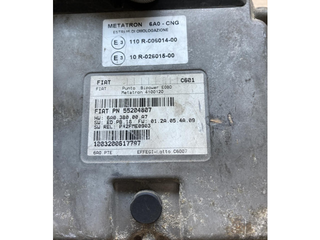 Řídící jednotka 55204807, 110R00601400   Fiat Punto (199) 2005
