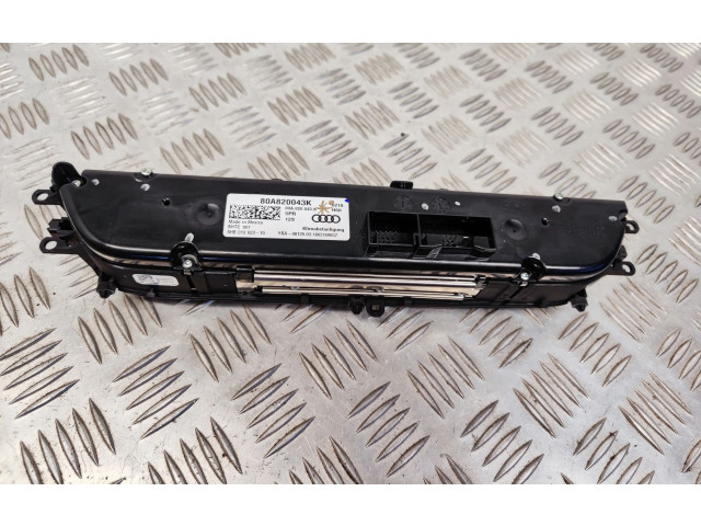 Блок управления климат-контролем 80A820043K Audi Q5 SQ5