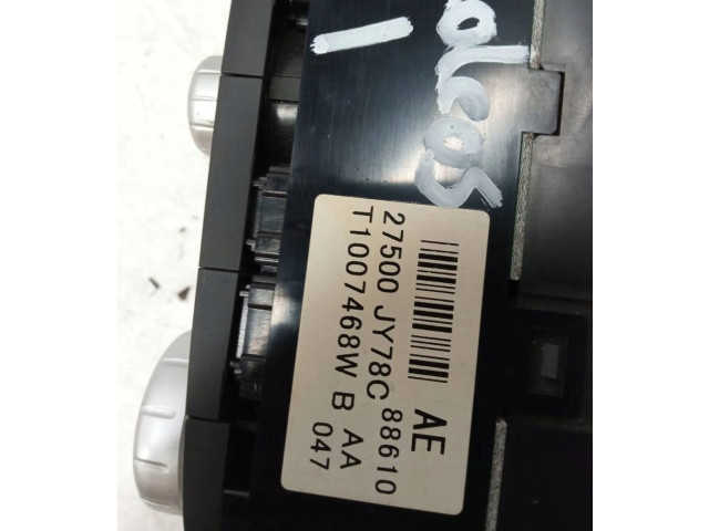 Блок управления климат-контролем 27500JY78C   Renault Koleos I