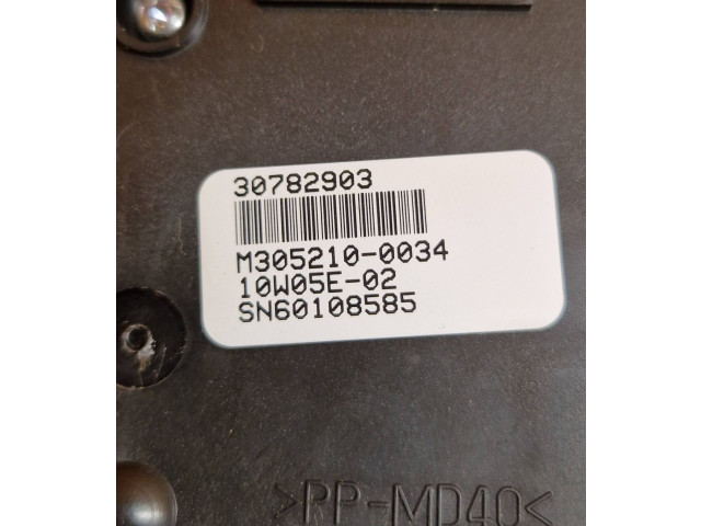 Блок управления климат-контролем 30782903, SN60108585 Volvo V70