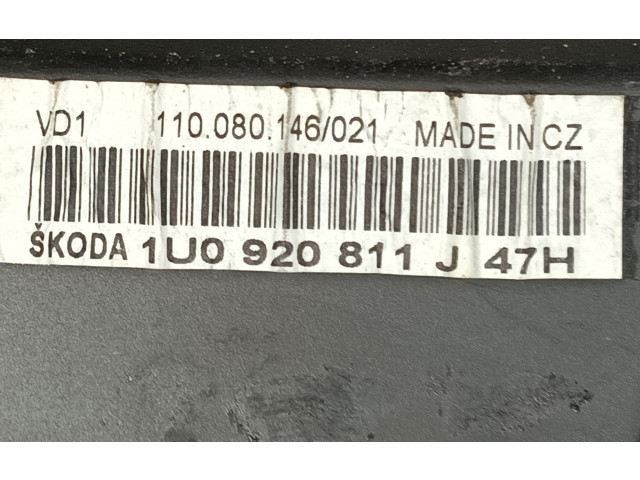 Панель приборов 1U0920811J, 110080146   Skoda Octavia Mk2 (1Z)       
