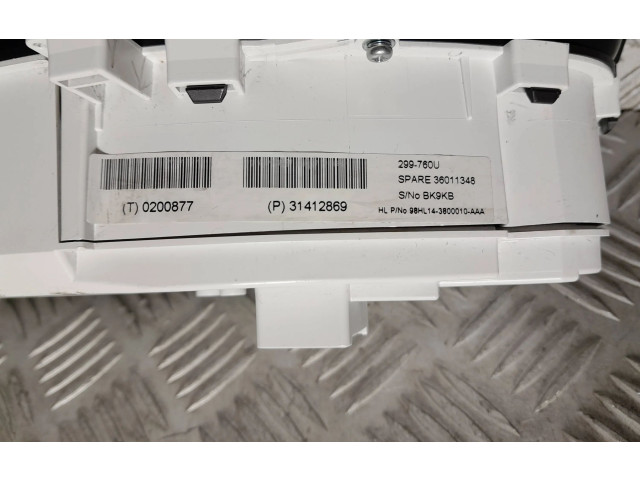 Панель приборов 31412869, 36011348 Volvo S60