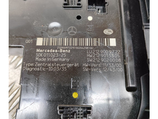 Pojistková skříňka A2129009722, A2129015305 Mercedes-Benz CLS C218 X218 2014