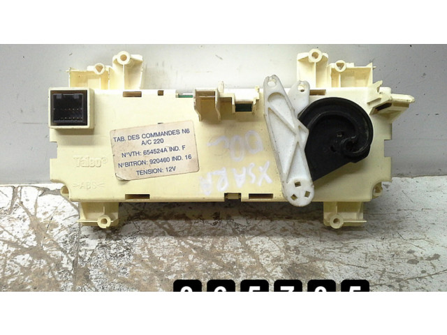Блок управления климат-контролем 654524A Citroen Xsara