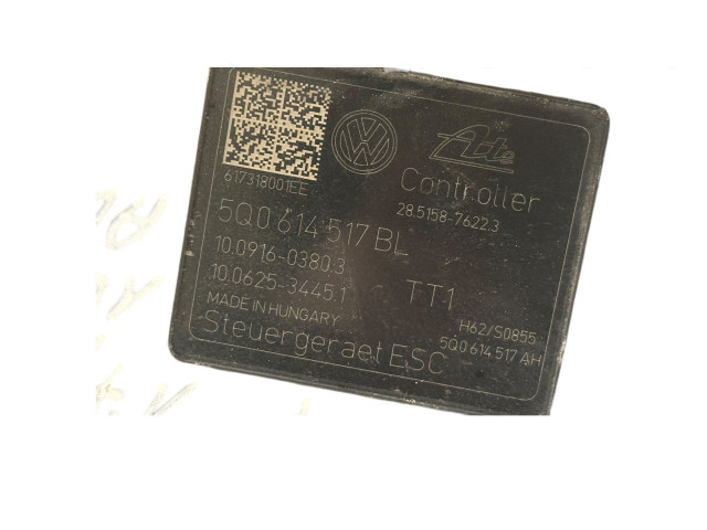 Блок АБС 5Q0614517BL, 10022008294 Volkswagen e-Golf 2014 - года