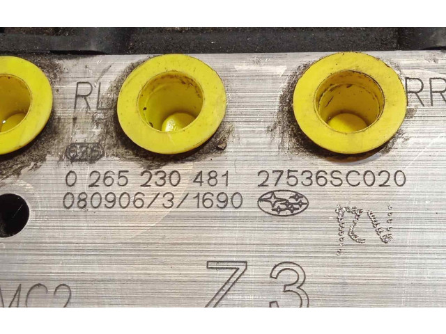 Блок АБС 27536SC020, 0265951123 Subaru Forester SH 2008 - 2013 года