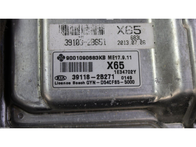 Блок управления впрыском 391182B271, 391192B271   KIA Venga