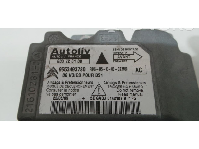 Блок подушек безопасности 603726100, 654635   Citroen C4 I