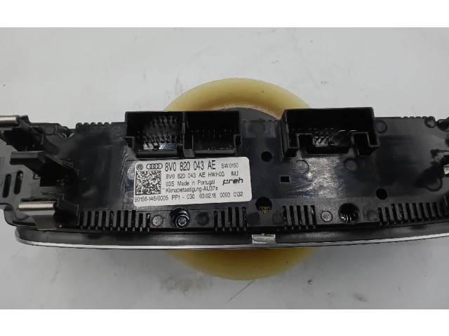 Блок управления климат-контролем 8v0820043ae   Audi A3 S3 8V