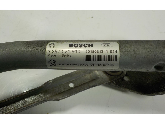 Рулевая рейка Двигатель стеклоочистителей 9815497780, 9815497780 Peugeot 2008 I 2013 - 2019 года