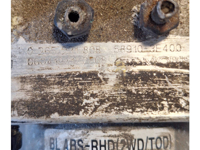 Блок АБС 0265231808, 589103E400 KIA Sorento 2002 - 2009 года