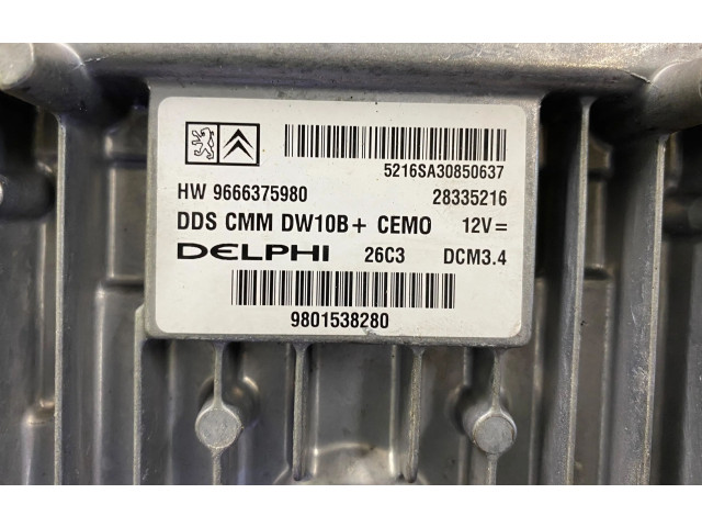 Řídící jednotka 28335216, 9801538280 Peugeot 508 2013