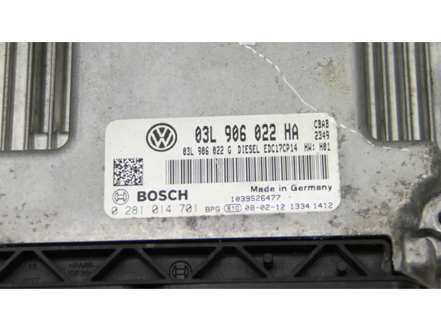 Řídící jednotka 03L906022HA   Volkswagen Tiguan 2008