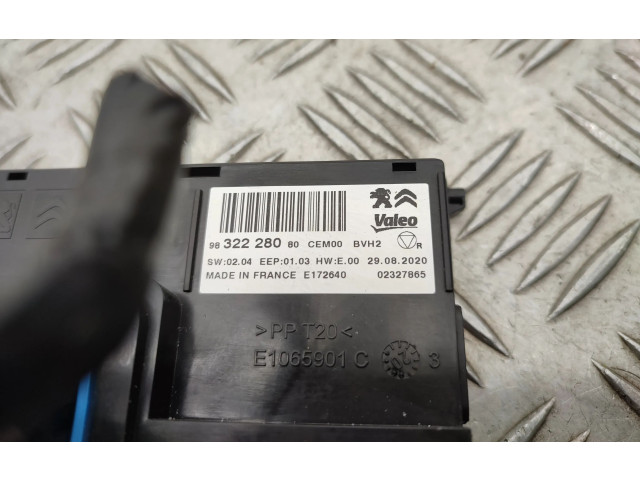 Блок управления климат-контролем 9832228080 Citroen Berlingo