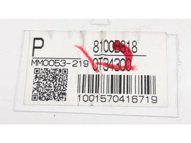 Панель приборов 8100B818, 0T34300 Mitsubishi ASX