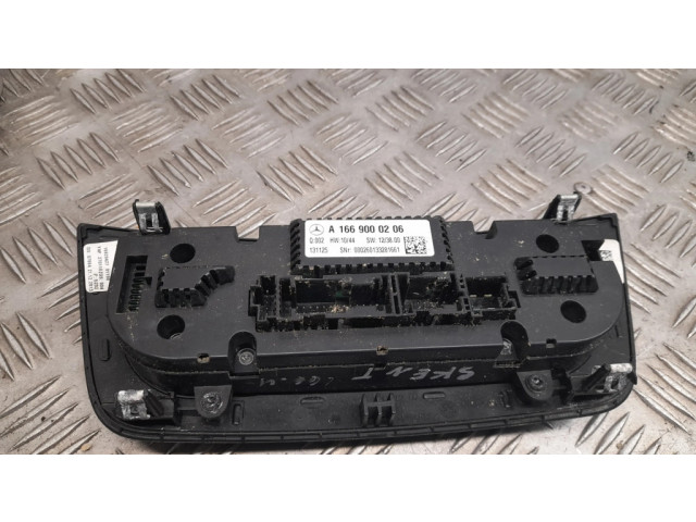Блок управления климат-контролем A1669000206   Mercedes-Benz GL X166