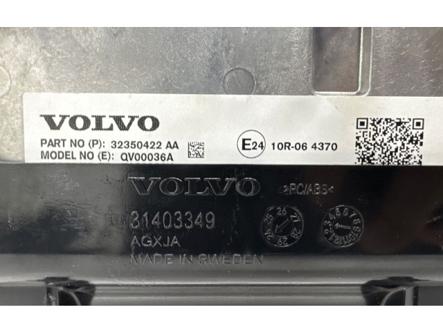 Дисплей 32350422, 32277962 Volvo XC90