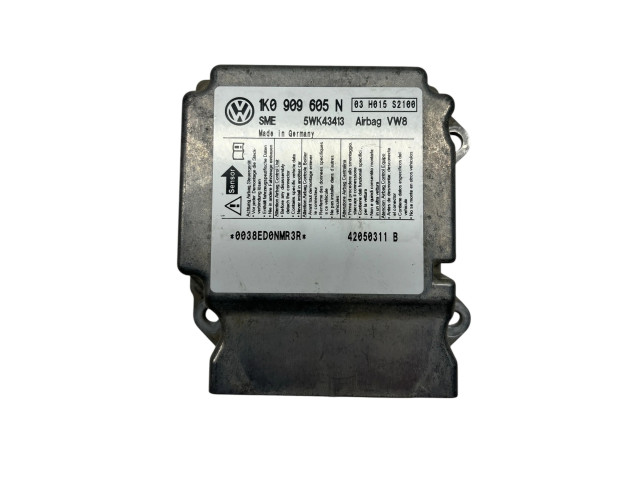 Блок подушек безопасности 1K0909605N, 5WK43413 Volkswagen Golf Plus