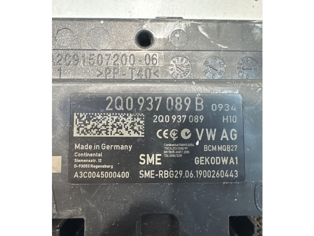 Блок комфорта 2Q0937089B   Skoda Fabia Mk3 (NJ)   