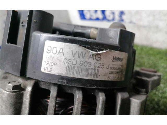 Генератор 03D903025J, 03D903025J   Skoda Fabia Mk2 (5J)   для двигателя BBM