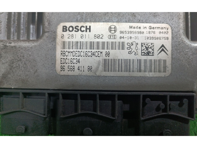 Блок управления двигателя 9656841180, 9656841180 Citroen Xsara