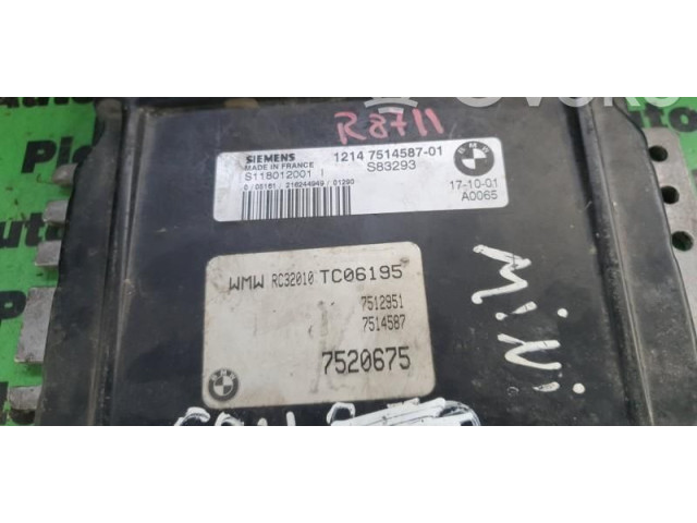 Блок управления двигателем Блок управления 12147514587, 7514587 Mini Cooper Hatch Hardtop