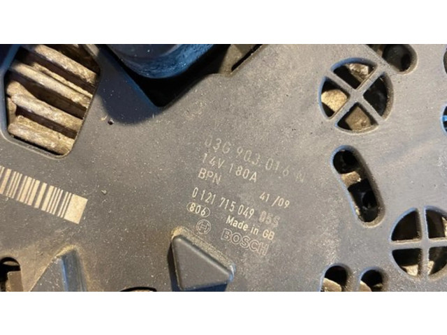 Генератор 03G903016N, 0121715049   Audi A6 S6 C6 4F 2.0     