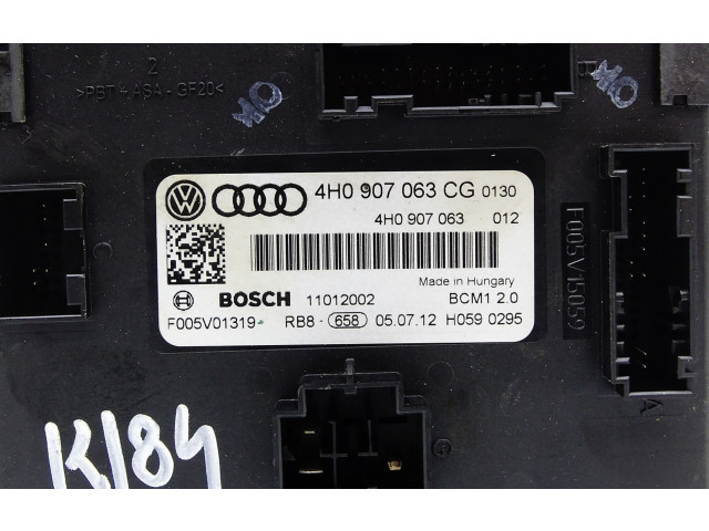 Модуль управления BSM 4H0907063CG   Audi A6 S6 C7 4G    