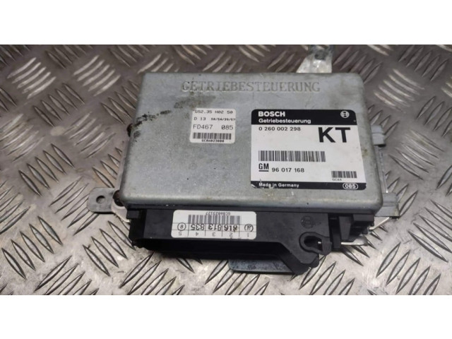 Блок управления двигателя 96017168, 0260002298   Opel Omega B1
