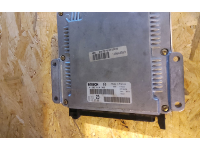 Блок управления двигателя 0281010365 Citroen C5