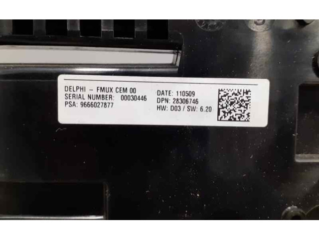 Блок управления климат-контролем 9666027877, 28306746 Citroen DS4