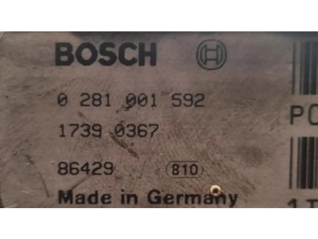 Řídící jednotka 0281001592, 86429 Volvo S80 2001