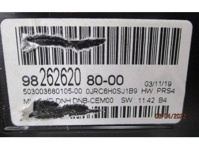 Панель приборов 9826262080 Citroen C5 Aircross