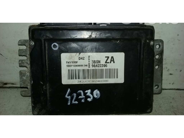 Блок управления двигателем Блок управления 96422396, ZA1E03F162460980 Chevrolet Nubira