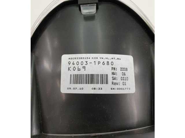 Přístrojová deska KIA Venga 2010 940031P680