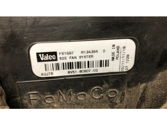 Вентилятор радиатора 8V518C607CG, M134389 Ford Fiesta 1.6