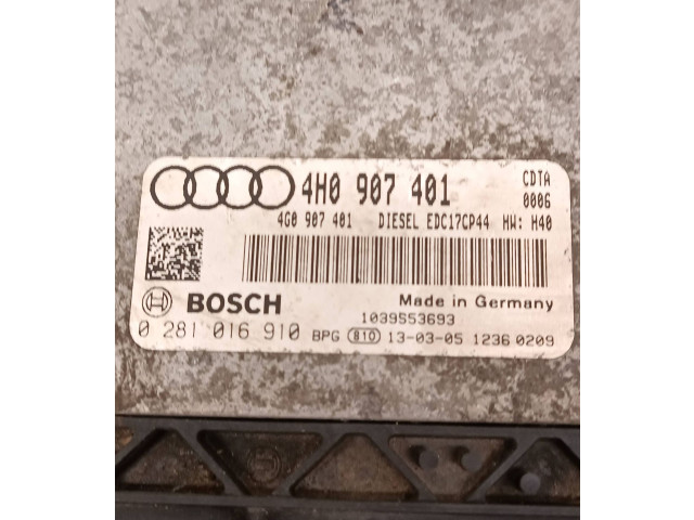 Řídící jednotka 4G0907401, 4H0907401   Audi A8 S8 D4 4H 2013