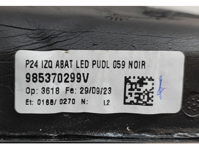 Zpětné zrcátko  Peugeot 2008 II 2023  985370299V, 98537029XT  