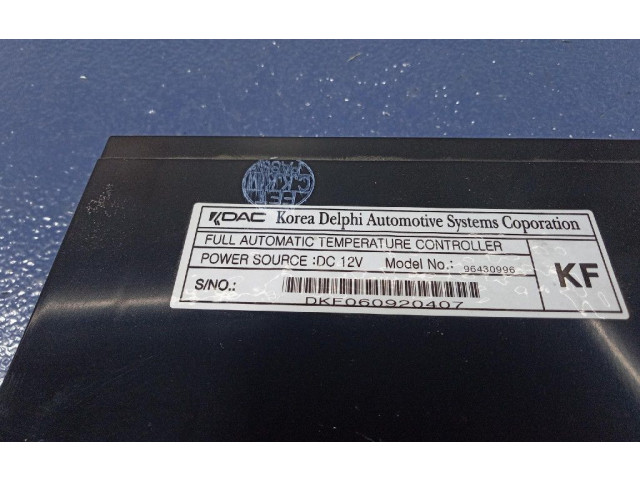 Блок управления климат-контролем 96430996, 96430996   Chevrolet Nubira