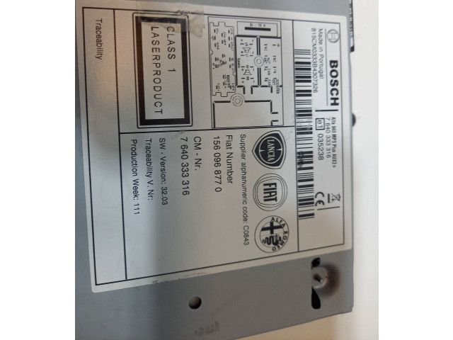 Радио/ проигрыватель CD/DVD / навигация 1560968770, 7640333316 Alfa Romeo Giulietta