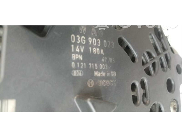 Генератор 03G903023 Volkswagen PASSAT