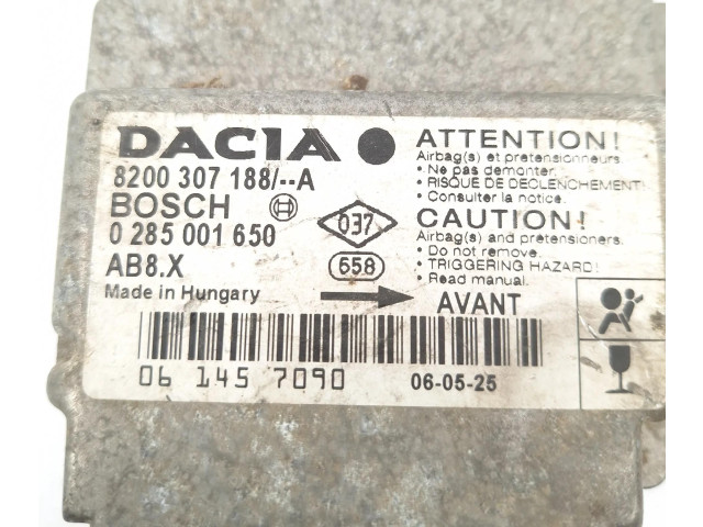Блок подушек безопасности 8200307188A, 0285001650 Dacia Logan I