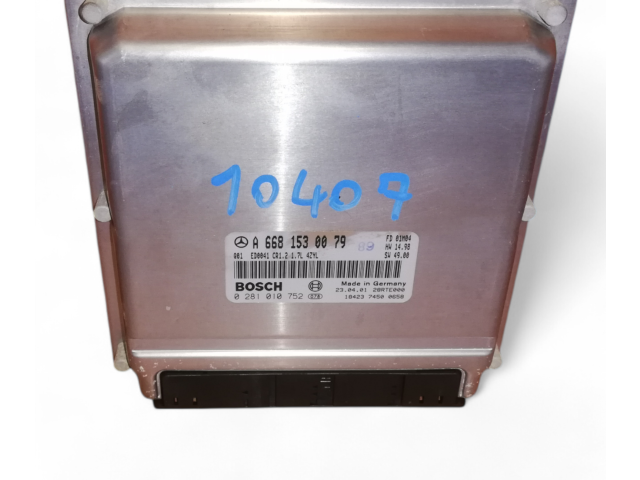 Блок управления двигателя 0281010752, 0281010752 Mercedes-Benz A W168
