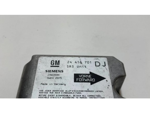 Блок подушек безопасности 24416701, 5WK42975   Opel Vectra B