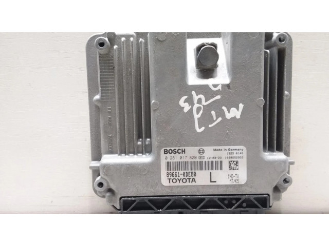 Řídící jednotka 0281017820, 896610DE80 Toyota Yaris 2010