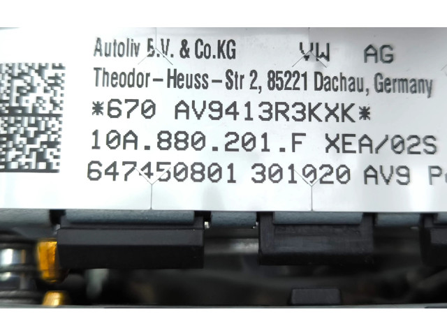 Подушка безопасности водителя 10A880201F Volkswagen ID.3