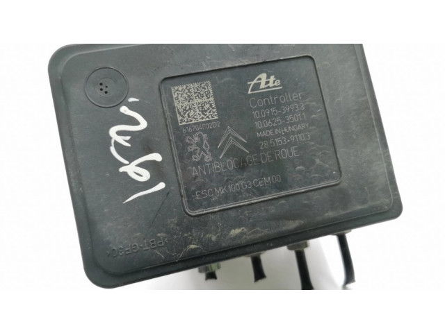Блок АБС 9819474880, 10022008984 Citroen C4 Cactus 2014- года