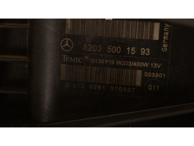 Vstřikovač A2035001593, A2035400688 Mercedes-Benz CLK A209 C209 M 272.940