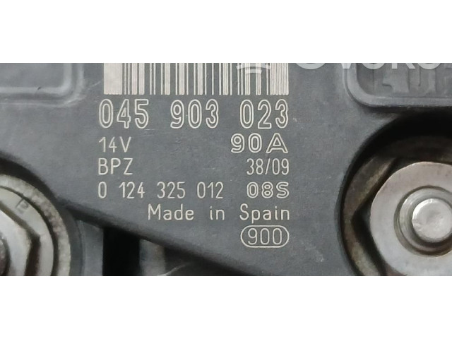 Генератор 045903023, 0124325012 Skoda Fabia Mk2 (5J)
